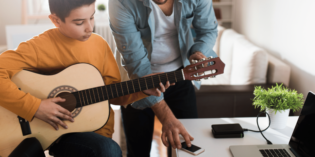 Loop  Videos with Your Feet While You Strum Along 