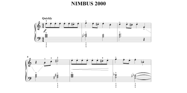 Nimbus 2000' in 3/4 time (Harry Potter) 