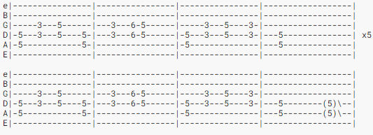 guitar tabs